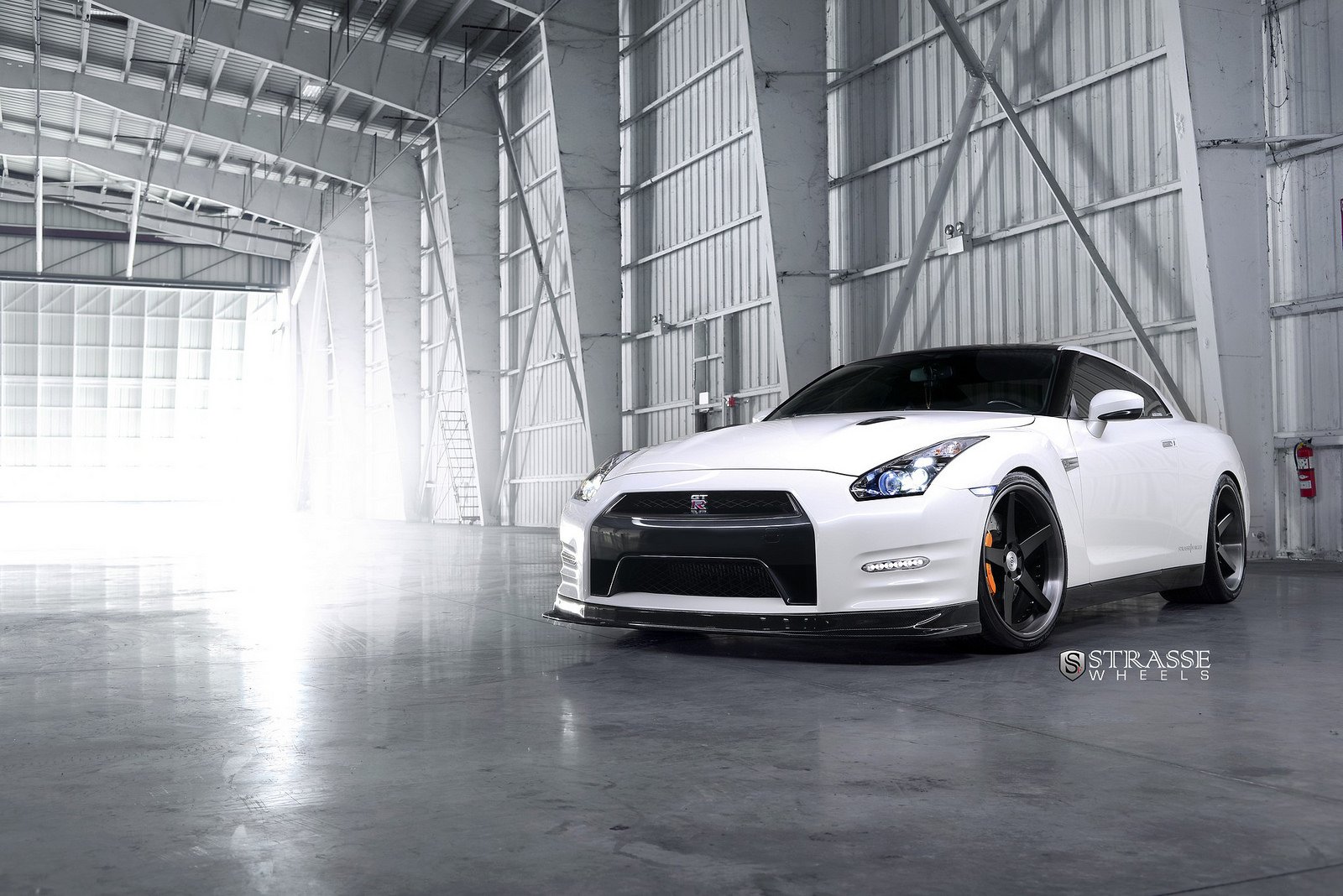 gtr, Nissan, Strasse, Tuning, Wheels, White Wallpaper