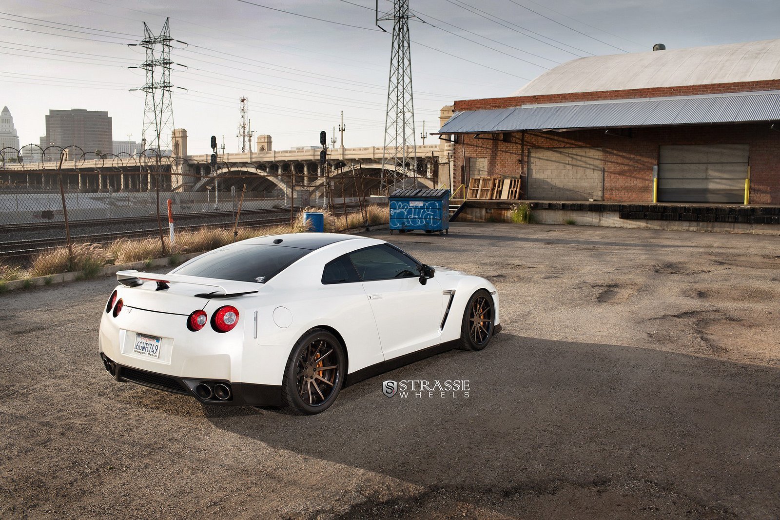 gtr, Nissan, Strasse, Tuning, Wheels, White Wallpaper