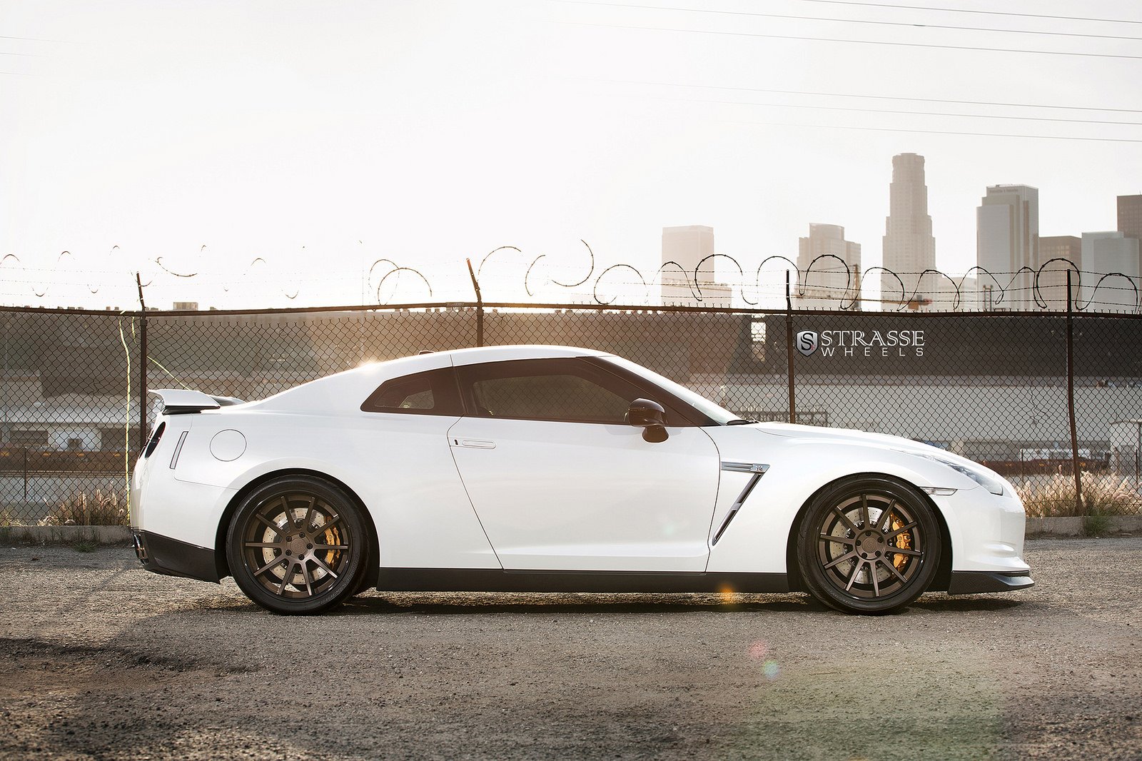 gtr, Nissan, Strasse, Tuning, Wheels, White Wallpaper