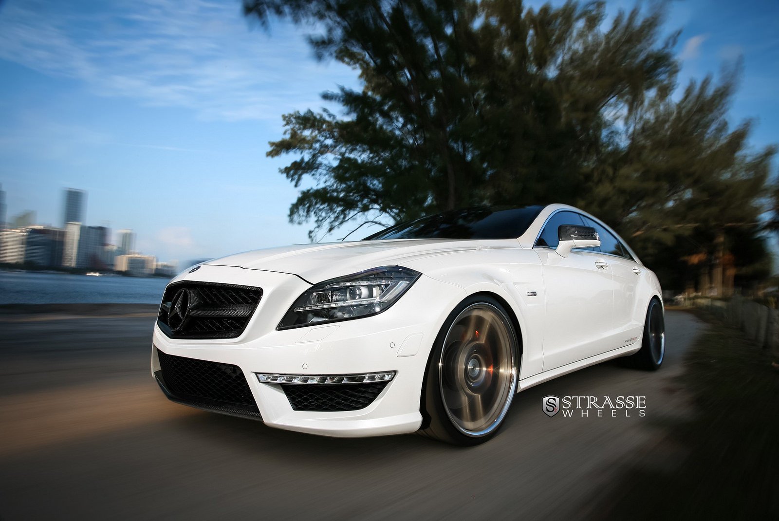 mercedes, Cls63, Amg, Strasse, Wheels, Tuning, Cars, White Wallpaper