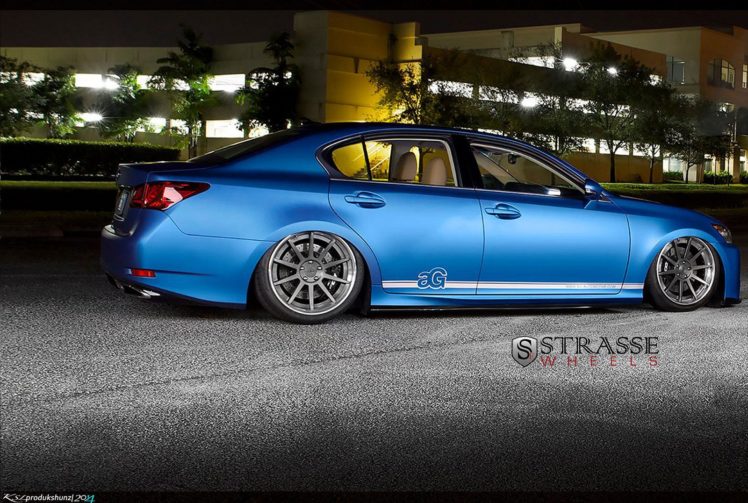 lexus, Gs350, Blue, Strasse, Wheels, Tuning, Cars HD Wallpaper Desktop Background