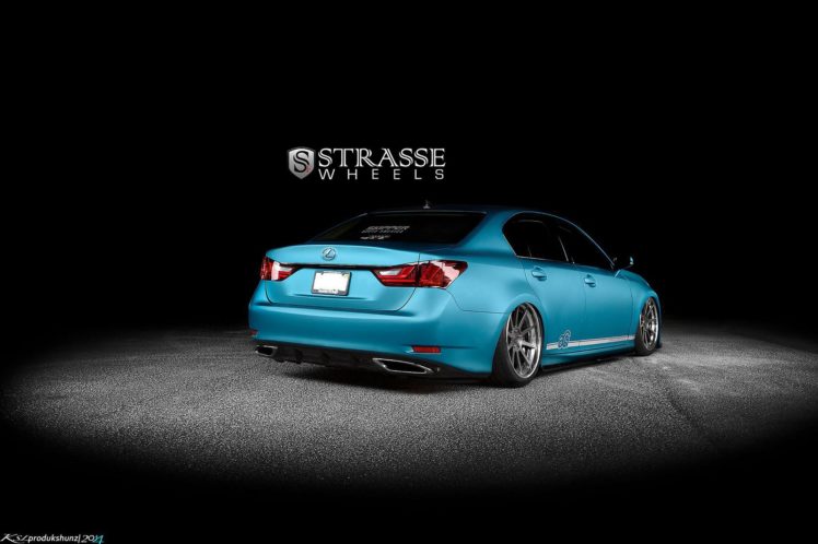 lexus, Gs350, Blue, Strasse, Wheels, Tuning, Cars HD Wallpaper Desktop Background