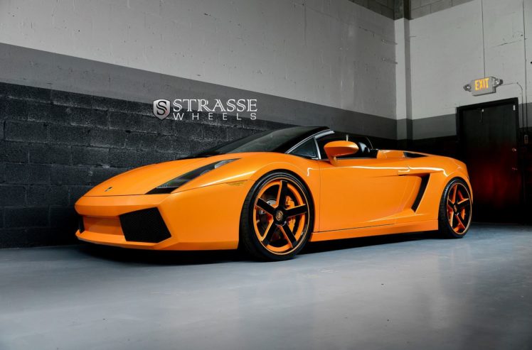 orange, Cars, Gallardo, Italia, Lamborghini, Spider, Strasse, Supercar, Vehicles, Wheels HD Wallpaper Desktop Background