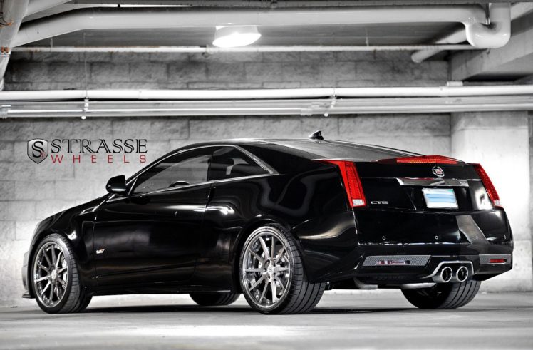 cadillac, Cars, Coupe, Cts, V, Strasse, Tuning, Wheels, Black HD Wallpaper Desktop Background