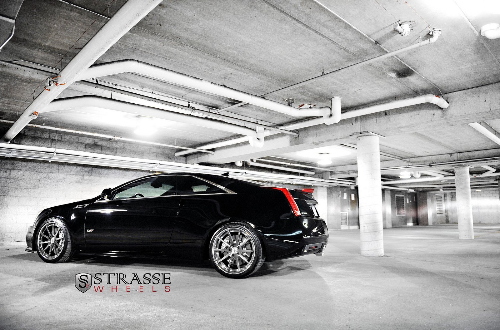 cadillac, Cars, Coupe, Cts, V, Strasse, Tuning, Wheels, Black Wallpaper