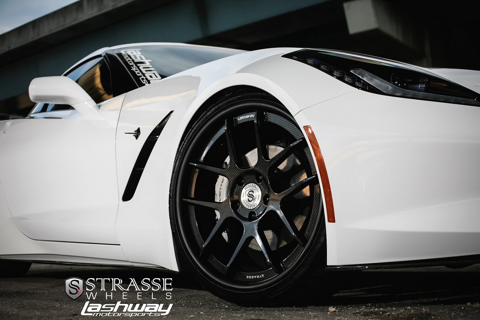 cars, Corvette, Stingray, Strasse, Tuning, Wheels, Whitee Wallpaper