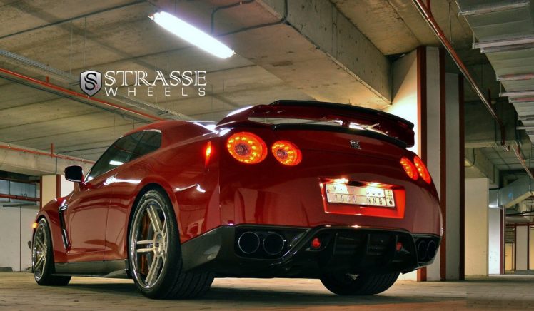 gtr, Nissan, Red, Strasse, Tuning, Wheels HD Wallpaper Desktop Background