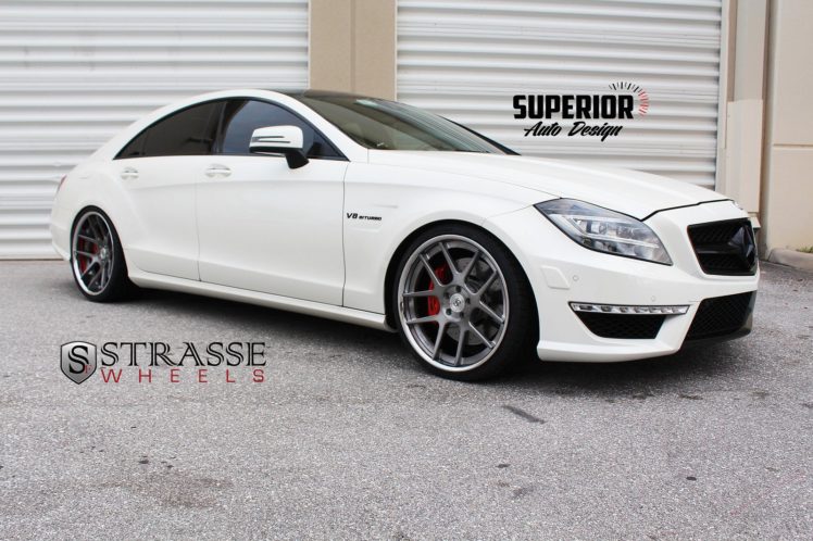 amg, Cars, Cls63, Mercedes, Strasse, Tuning, Wheels, White HD Wallpaper Desktop Background