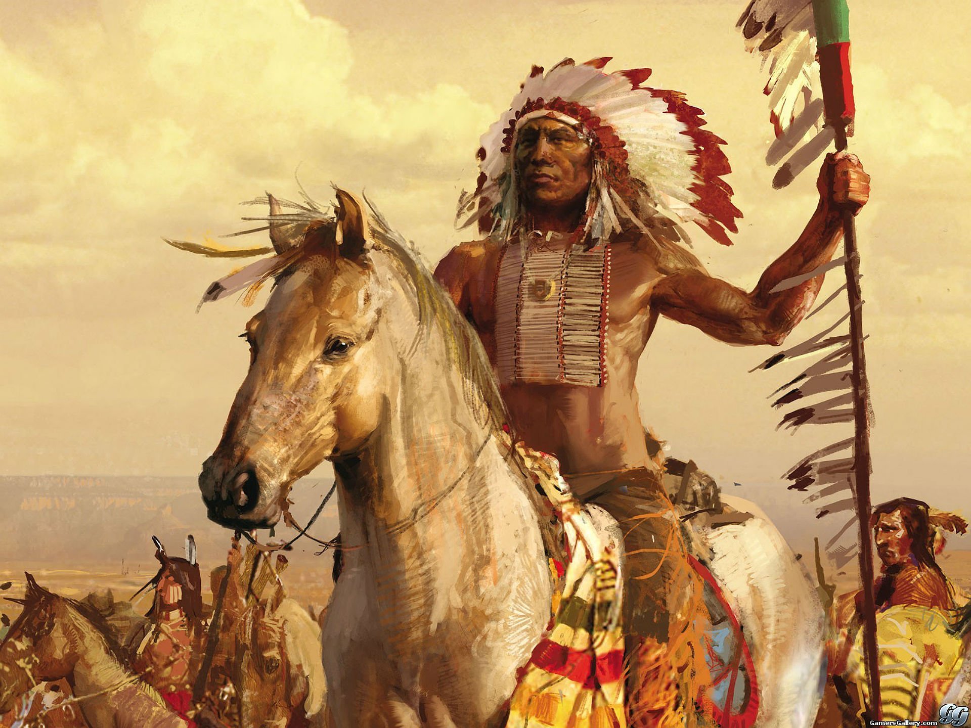 age of empires, Warchiefs, Indian, Native, American, Strategy, Age, Empires, Real time, Western Wallpaper