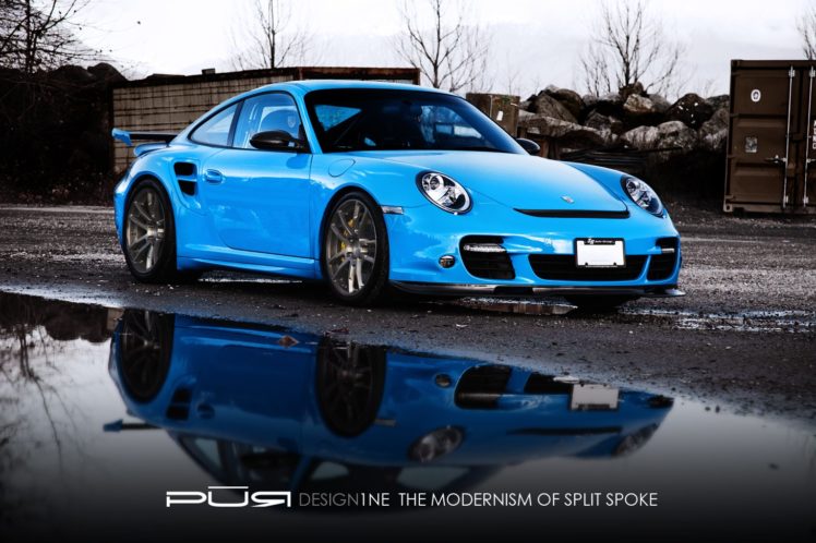 purwheels, Tuning, Wheels, Porsche, 997, Turbo HD Wallpaper Desktop Background