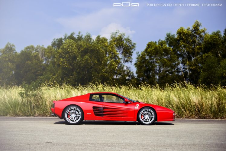 testarossa, Ferrari, Purwheels, Tuning, Wheels HD Wallpaper Desktop Background