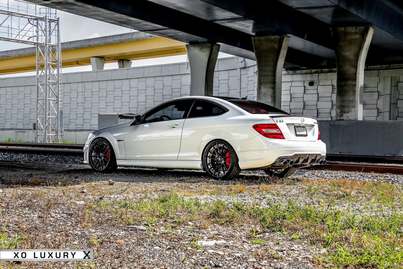 amg, C63, Coupe, White, Mercedes, Tuning Wallpaper