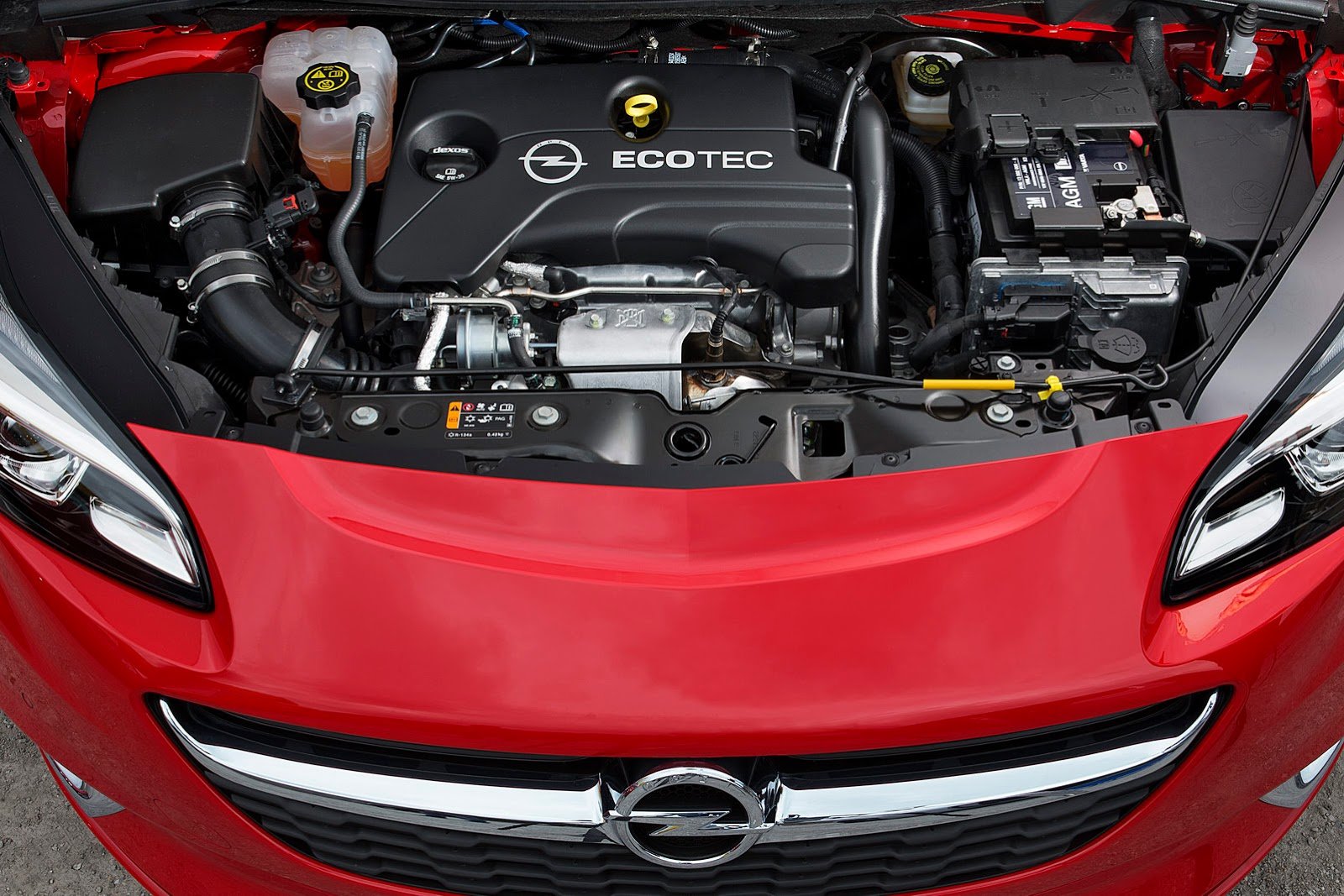 2014, Opel, Corsa, Red, Germany, Cars, Engine Wallpaper