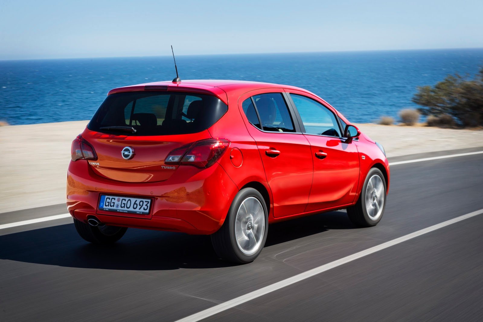 2014, Opel, Corsa, Red, Germany, Cars Wallpaper