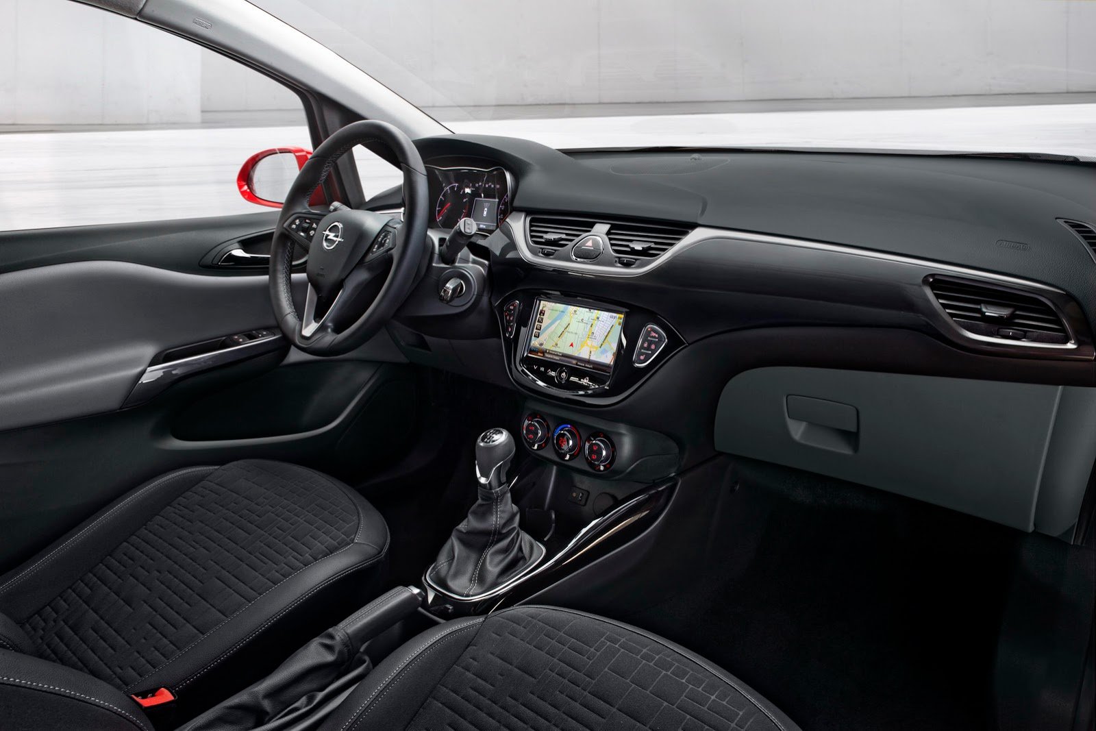 2014, Opel, Corsa, Red, Germany, Cars, Interior Wallpaper