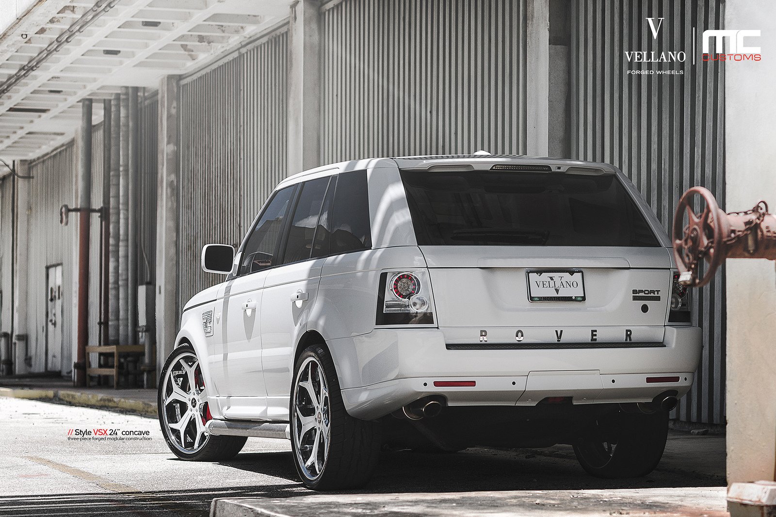 range, Rover, Vellano, Wheels, Tuning, Cars, White Wallpaper