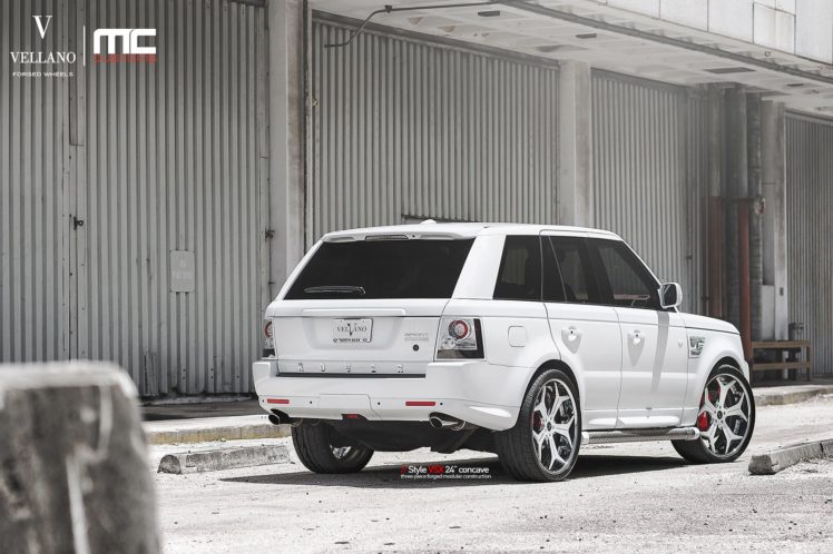 range, Rover, Vellano, Wheels, Tuning, Cars, White HD Wallpaper Desktop Background