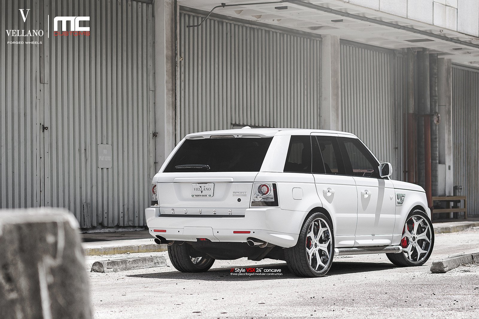 range, Rover, Vellano, Wheels, Tuning, Cars, White Wallpaper