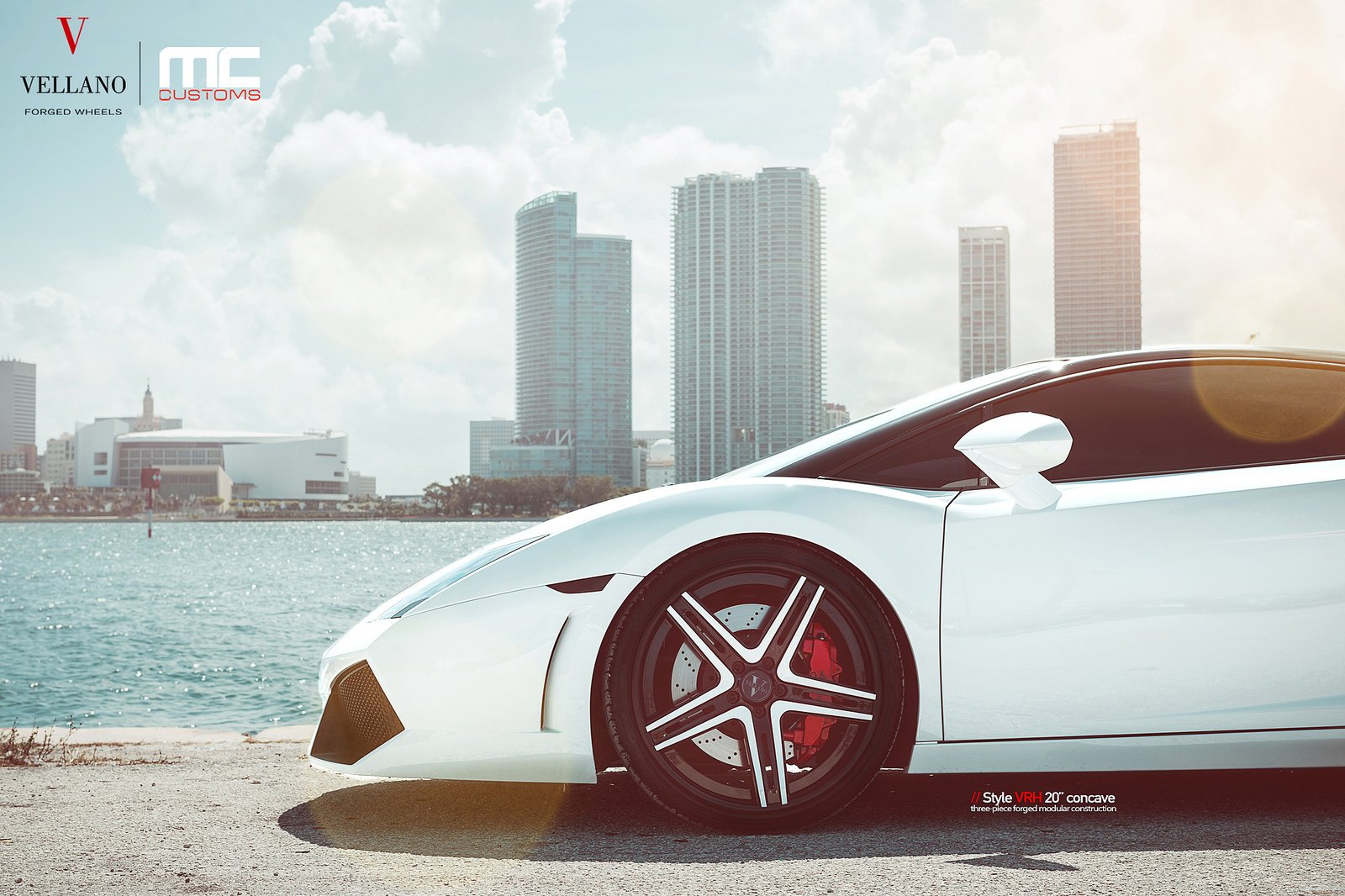 lamborghini, Gallardo, Vellano, Wheels, Tuning, Cars, White Wallpaper