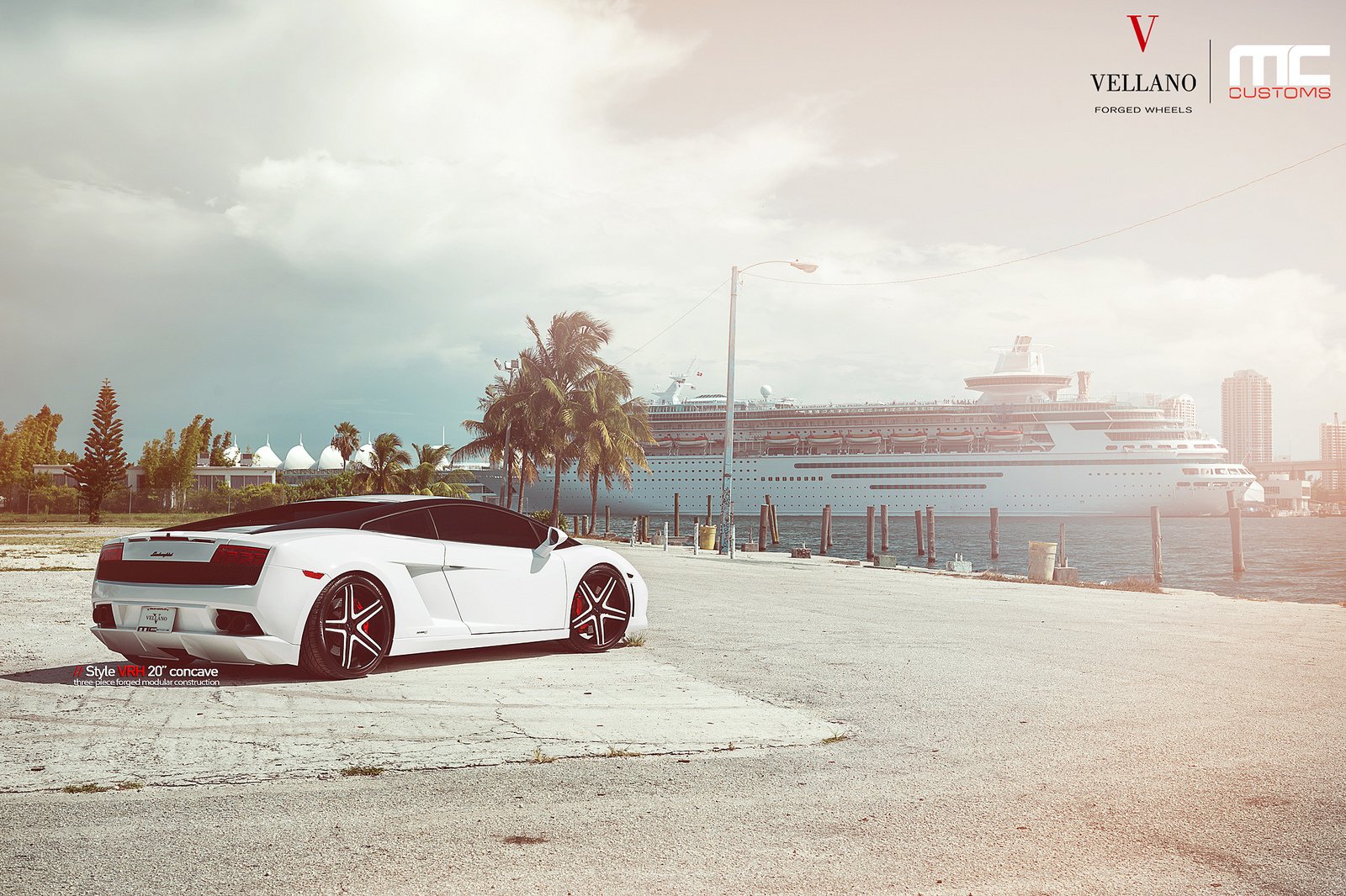 lamborghini, Gallardo, Vellano, Wheels, Tuning, Cars, White Wallpaper