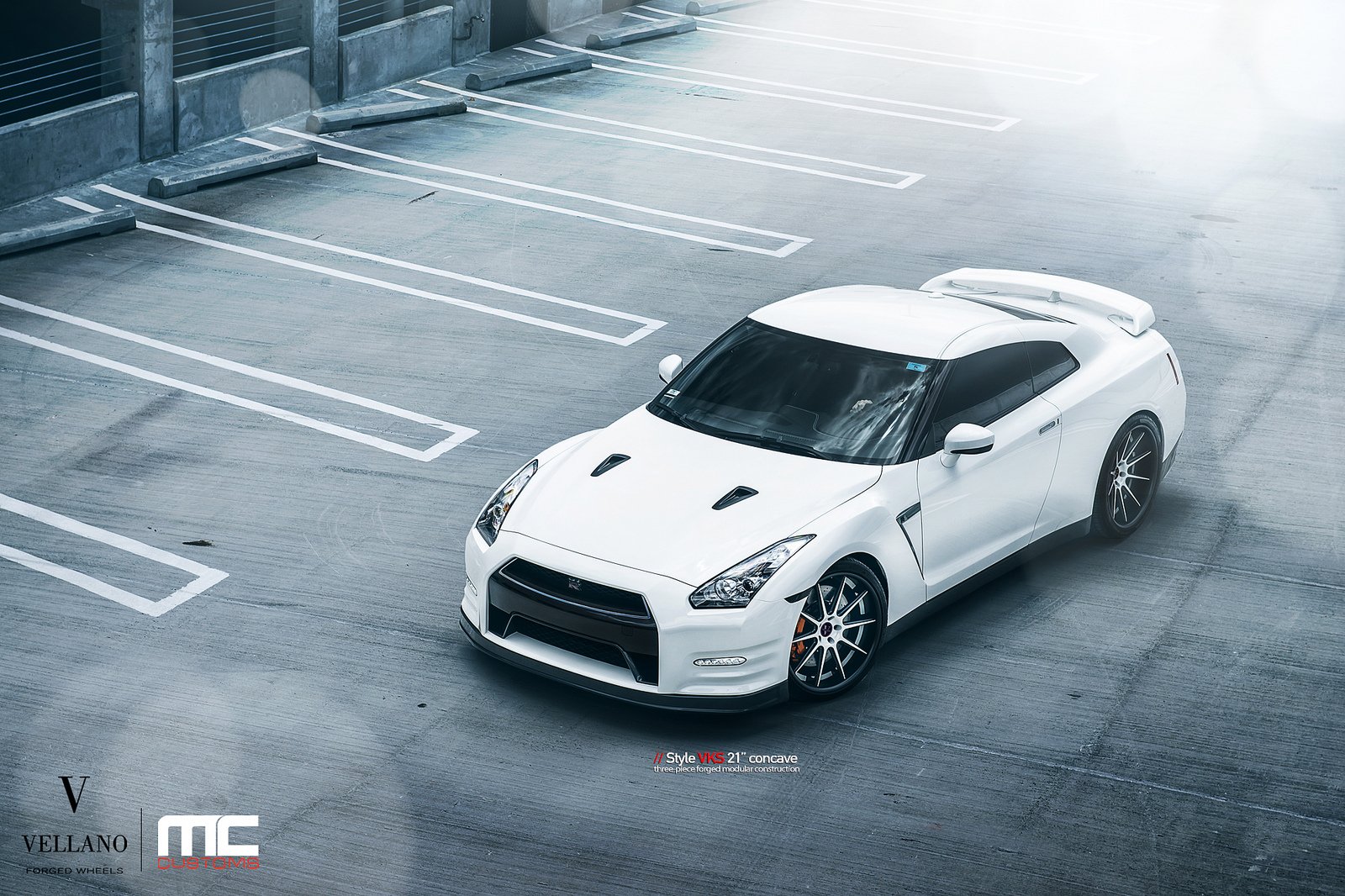 nissan, Gtr, Vellano, Wheels, Tuning, Cars, White Wallpaper