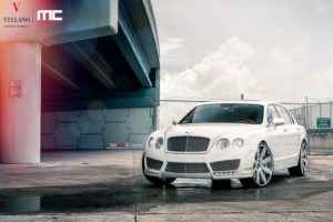 bentley, Flying, Spur, Vellano, Wheels, Tuning, Cars, White