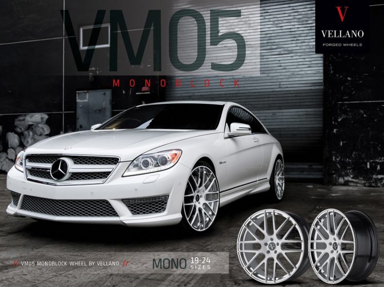 mercedes, Cl63, Amg, White, Vellano, Wheels, Tuning, Cars HD Wallpaper Desktop Background