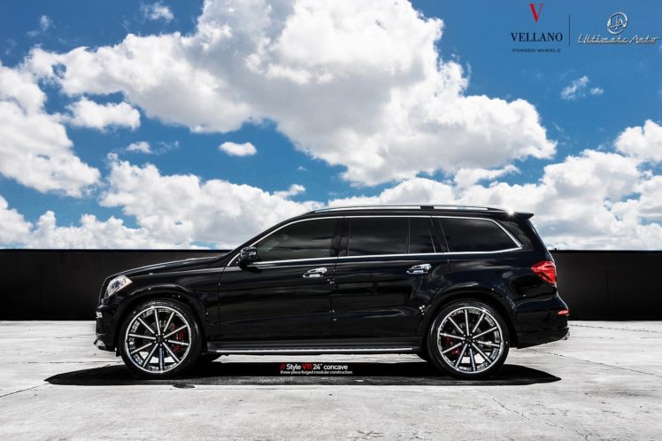 mercedes, Gl550, Black, Vellano, Wheels, Tuning, Cars HD Wallpaper Desktop Background