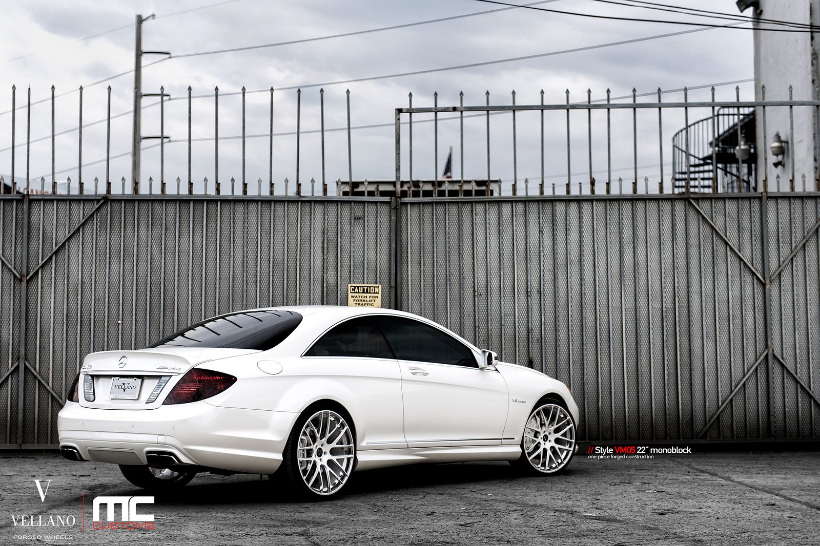 mercedes, Cl63, Amg, White, Vellano, Wheels, Tuning, Cars Wallpaper