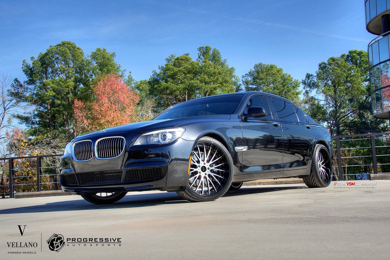 bmw, 750li, Vellano, Wheels, Tuning, Cars, Black Wallpaper