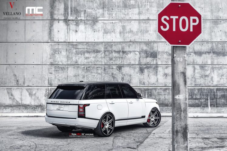 range, Rover, White, Suv, Vellano, Wheels, Tuning, Cars HD Wallpaper Desktop Background