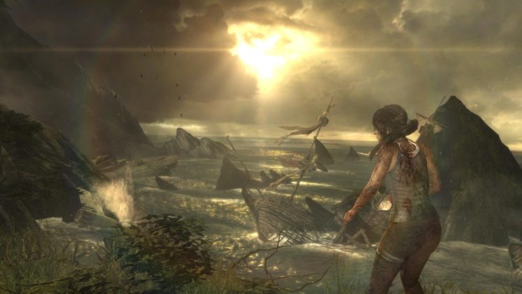 tomb, Raider, Lara, Croft, Sun, Stor HD Wallpaper Desktop Background