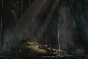 tomb, Raider, Lara, Croft, Cave