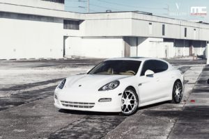 white, Cars, Panamera, Porsche, Tuning, Vellano, Wheels