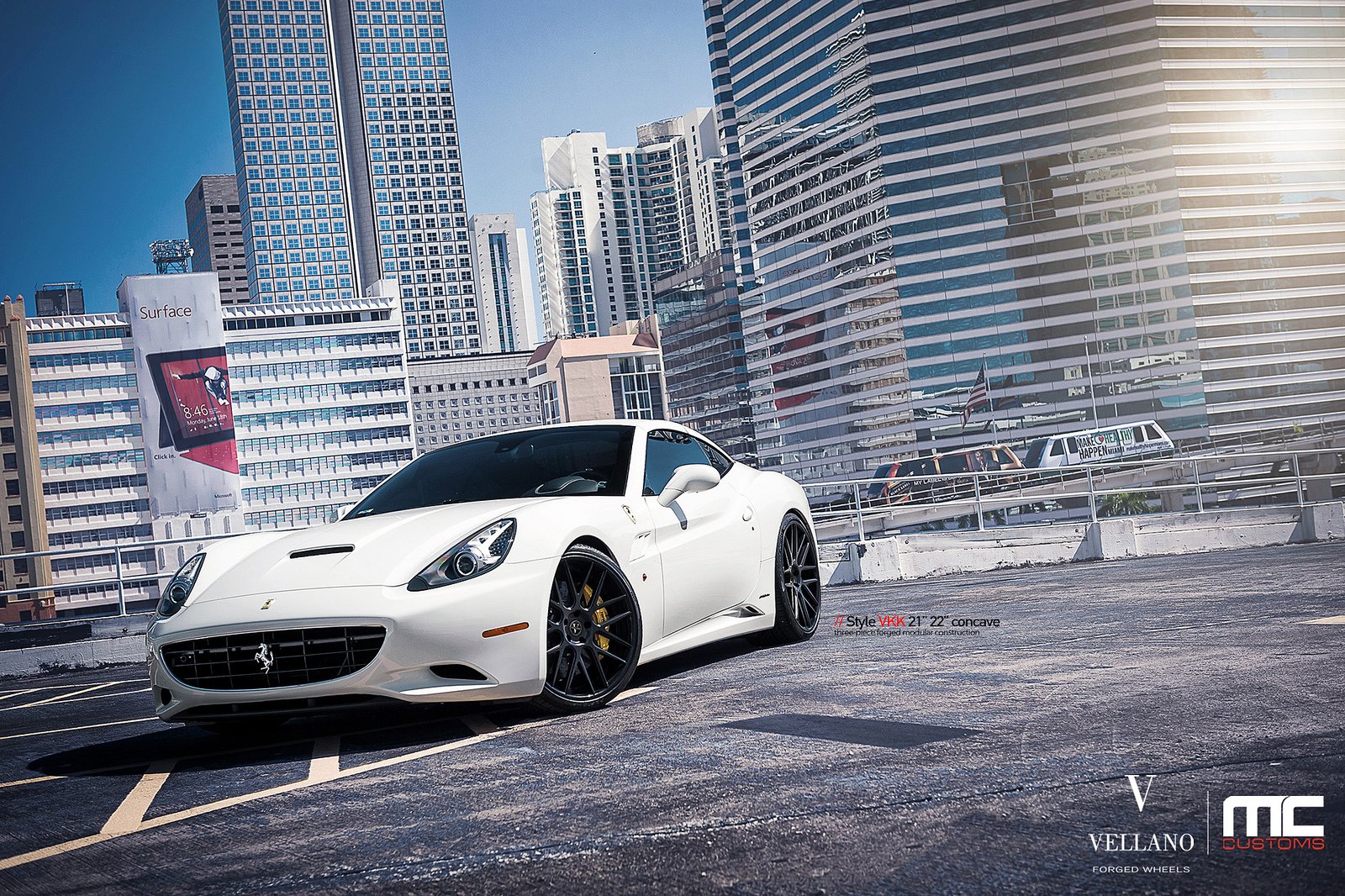ferrari, California, White, Vellano, Wheels, Tuning, Cars Wallpaper