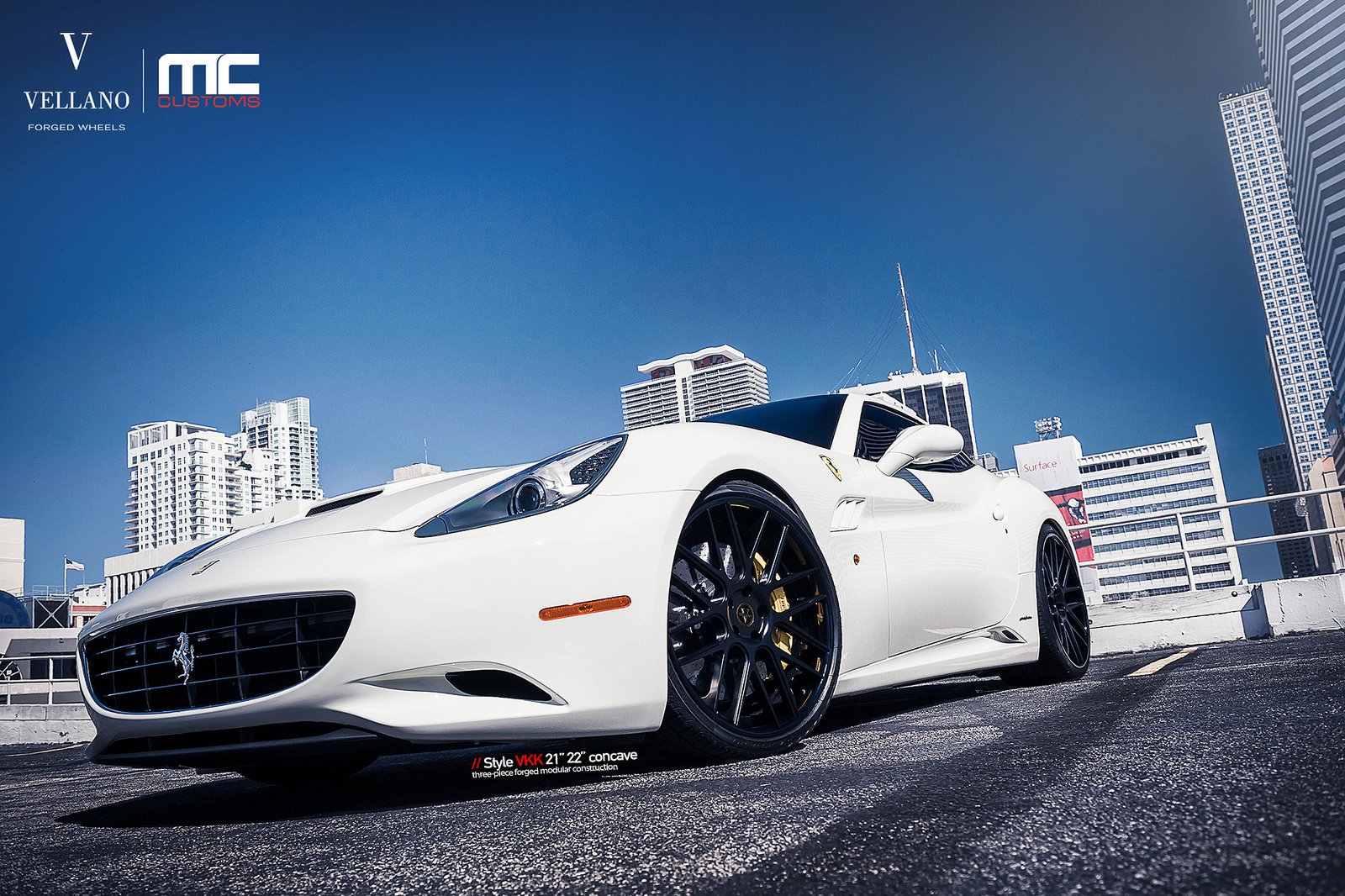 ferrari, California, White, Vellano, Wheels, Tuning, Cars Wallpaper