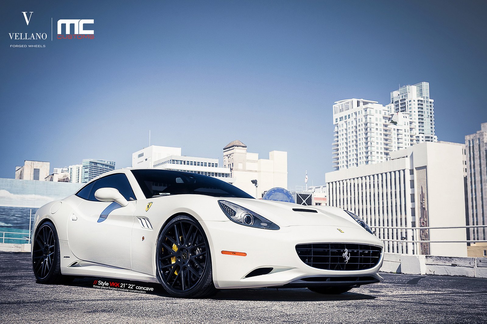 ferrari, California, White, Vellano, Wheels, Tuning, Cars Wallpaper