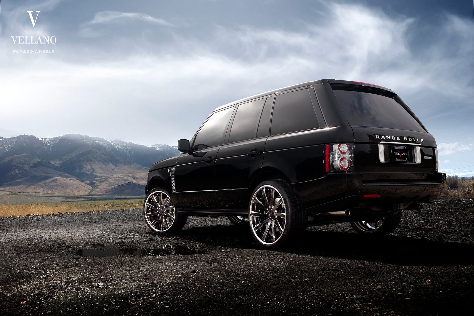 range, Rover, Hse, Black, Vellano, Wheels, Tuning, Cars Wallpaper