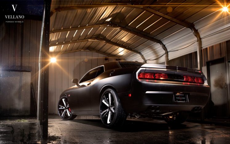 cars, Challenger, Dodge, Supercharger, Black, Tuning, Vellano, Wheels HD Wallpaper Desktop Background