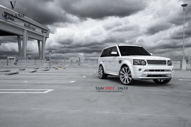 range, Rover, Sport, Suv, White, Vellano, Wheels, Tuning, Cars HD Wallpaper Desktop Background