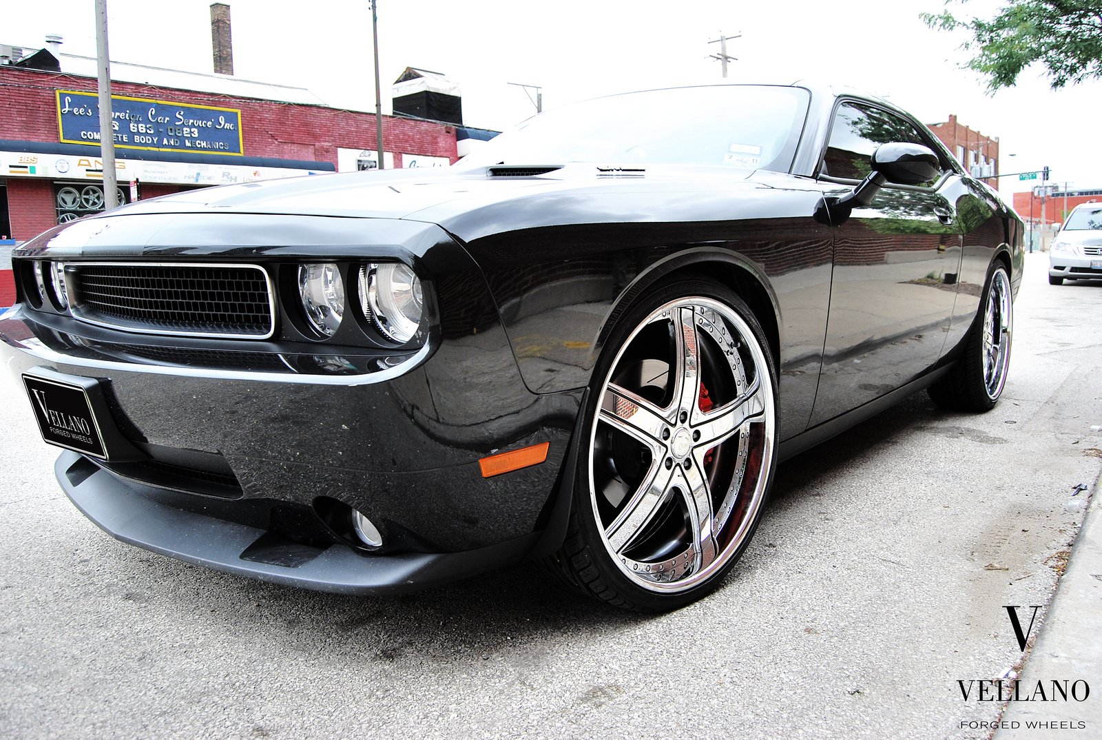 black, Cars, Challenger, Dodge, Supercharger, Tuning, Vellano, Wheels Wallpaper