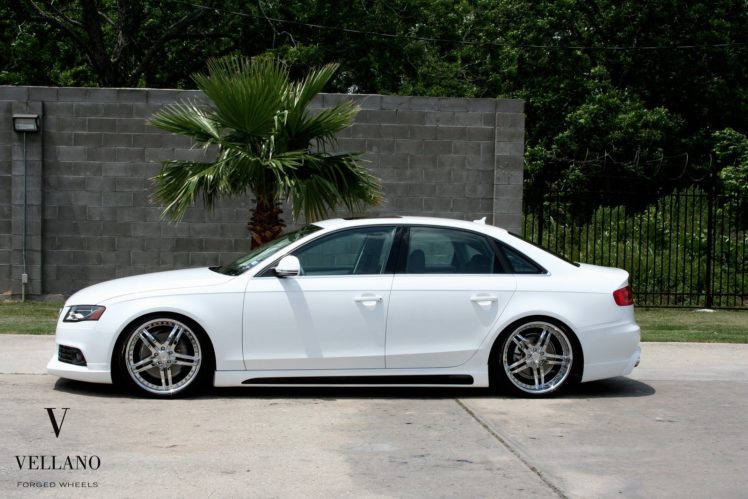 audi, A4, White, Germany, Vellano, Wheels, Tuning, Cars Wallpapers HD /  Desktop and Mobile Backgrounds
