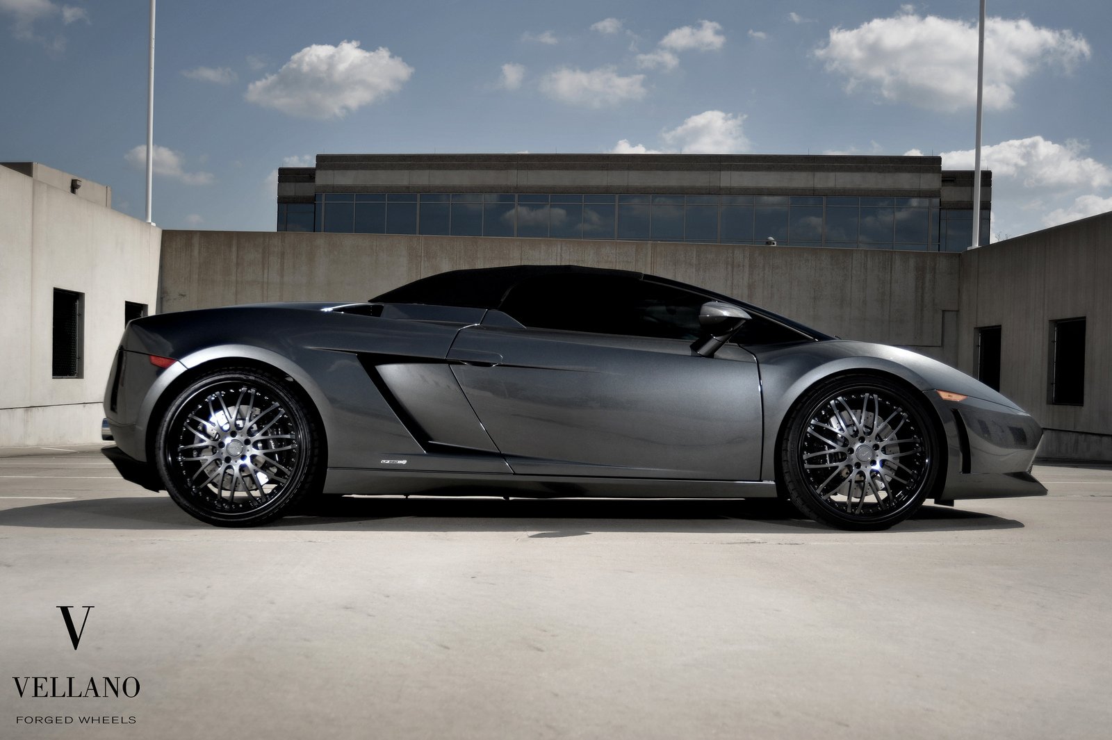 lamborghini, Gallardo, Spider, Grey, Vellano, Wheels, Tuning, Supercars Wallpaper