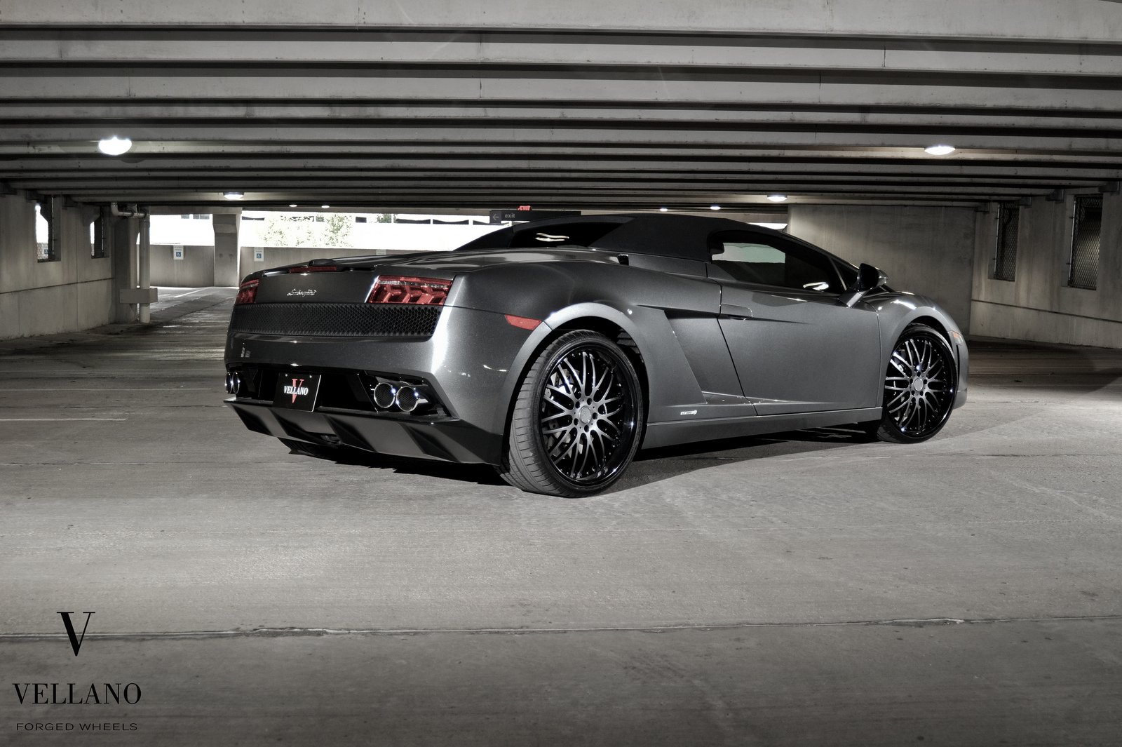 lamborghini, Gallardo, Spider, Grey, Vellano, Wheels, Tuning, Supercars Wallpaper