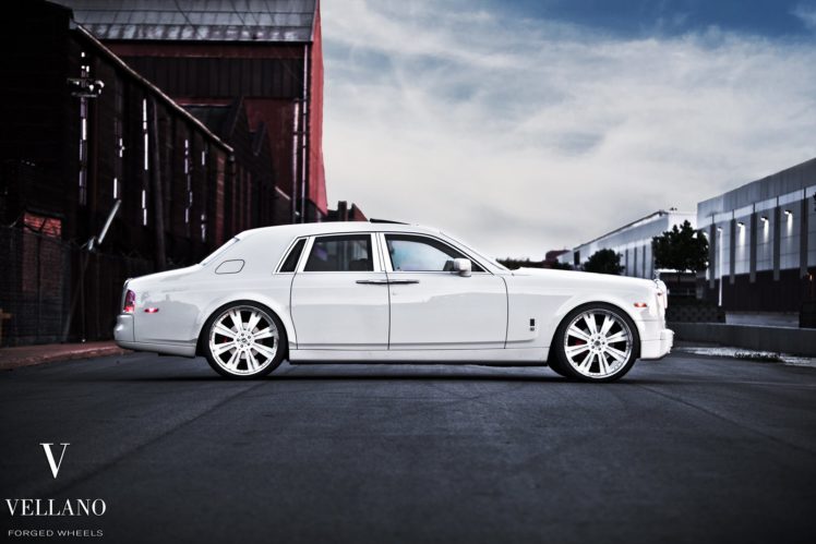 rolls, Royce, Phantom, White, Uk, Vellano, Wheels, Tuning, Cars HD Wallpaper Desktop Background