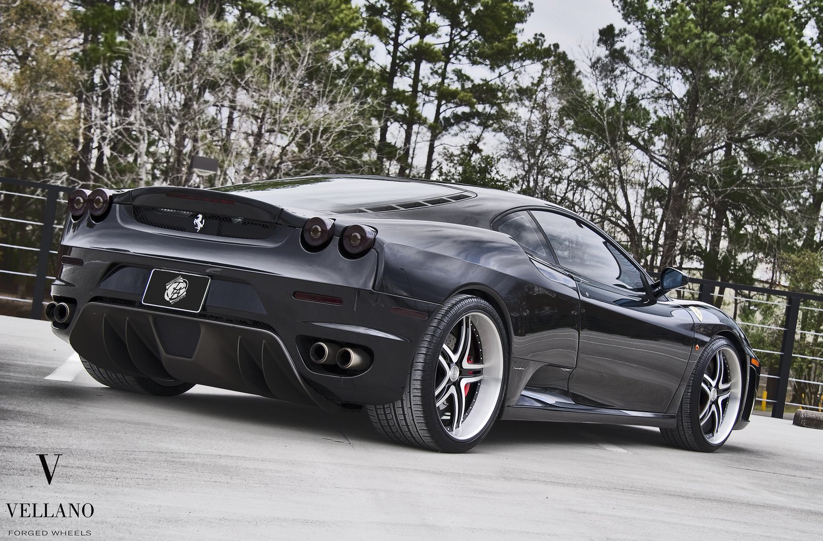 ferrari, F430, Black, Vellano, Wheels, Tuning, Supercars Wallpaper