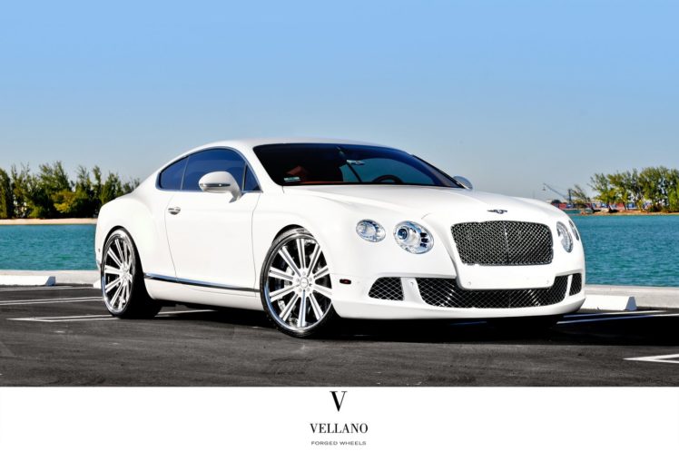 bentley, Continental, Supercars, White, Tuning, Vellano, Wheels HD Wallpaper Desktop Background