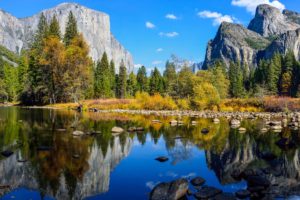 sierra, Nevada, Yosemite, National, Park, Autumn, River