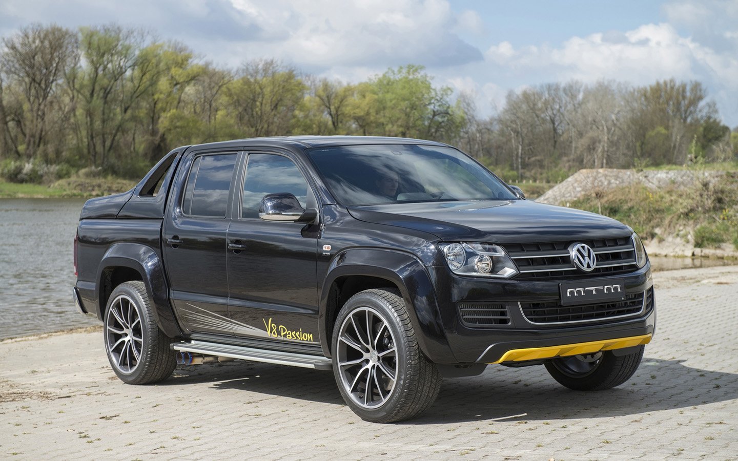 2014, Mtm, Volkswagen, Amarok, Tuning, Black, Pick, Up, Germany, Cars Wallpaper