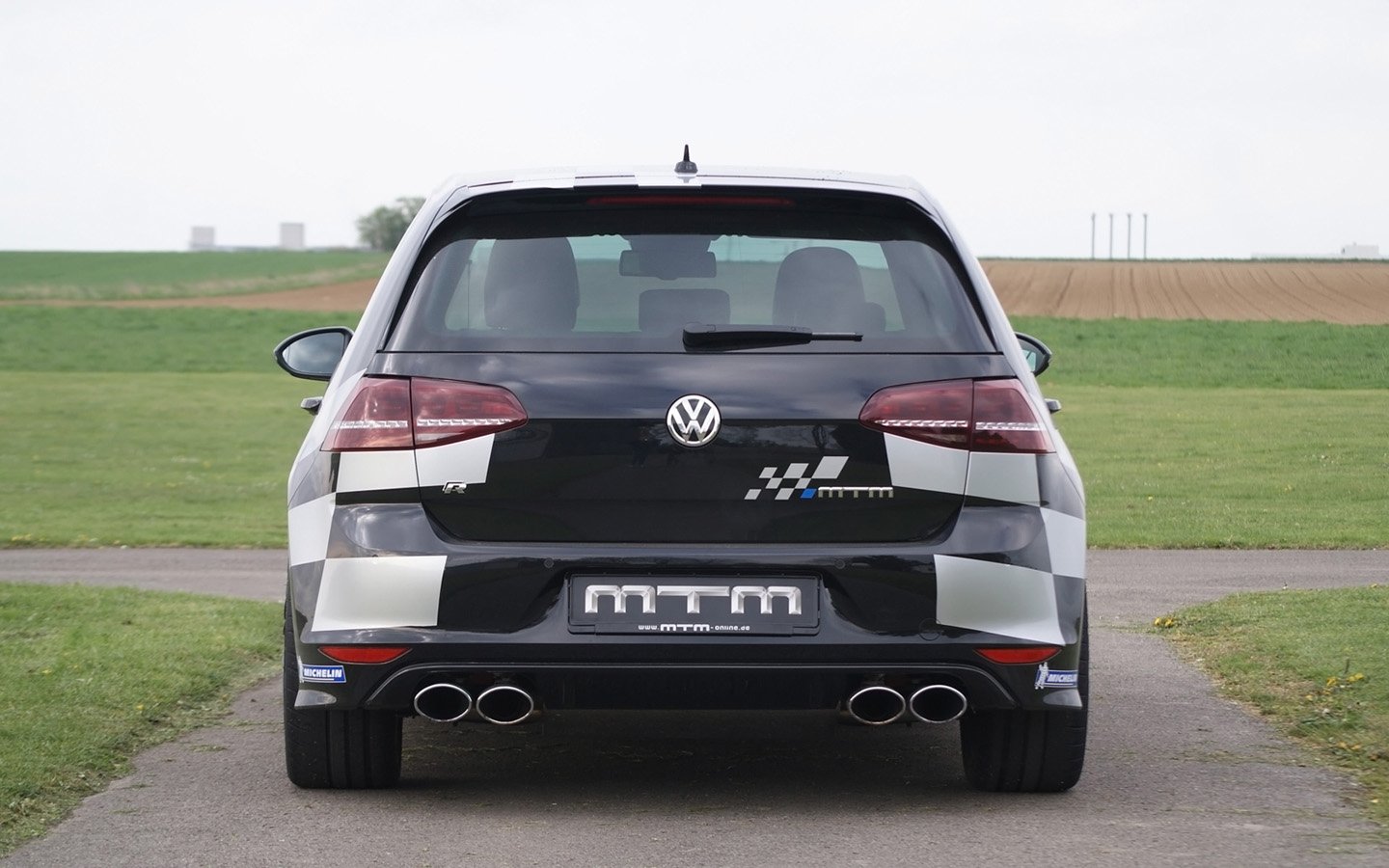 2014, Mtm, Volkswagen, Golf, 7, R, Black, Tuning, Germany, Cars Wallpaper